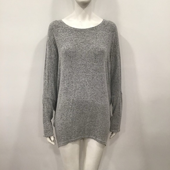 White House Black Market Tops - White House Black Market Top Marbled Black White Gray Medium Drop Waist Blouse